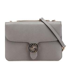 Gucci Interlocking Shoulder Bag Leather #250612G76B